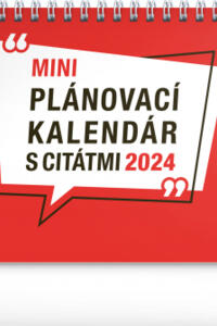 Stolový kalendár Plánovací s citátmi 2024
