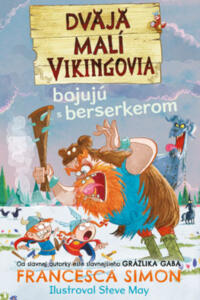 Dvaja malí Vikingovia bojujú s berserkerom 