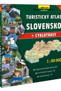 Turistický atlas Slovensko + cyklotrasy 1:50 000